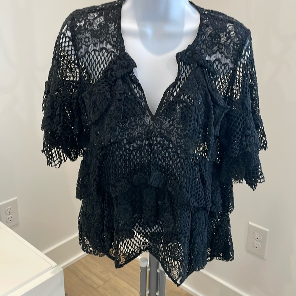IRO Pilgram top cotton semi sheer